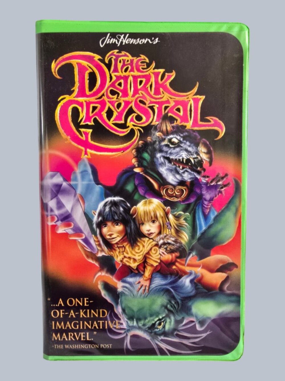 The Dark Crystal (VHS, 1994) Jim Henson Green Clam Shell